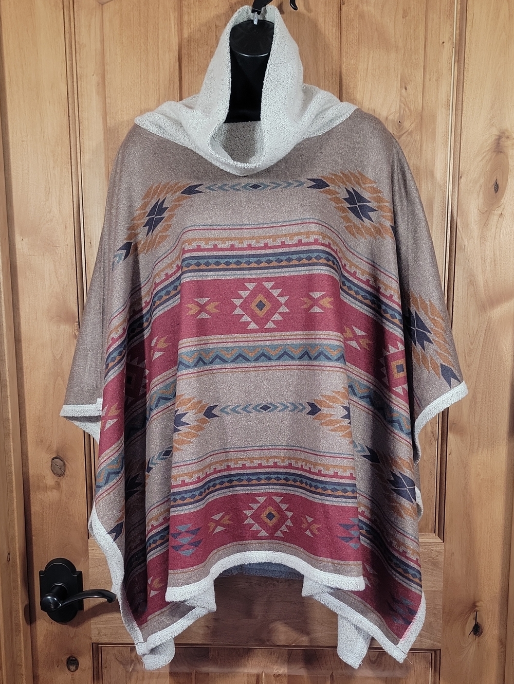 Tribal Print Poncho